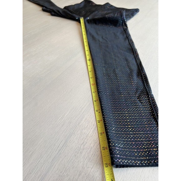 SPANX Rainbow‎ Metallic Dot Leggings Size Medium - Picture 11 of 11